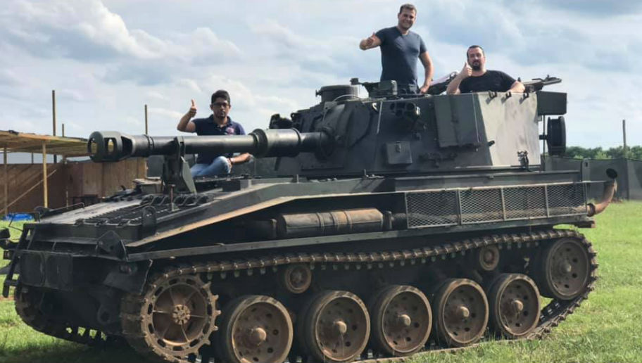 Combat Park Lets Civilians Drive a Tank and Crush Cars