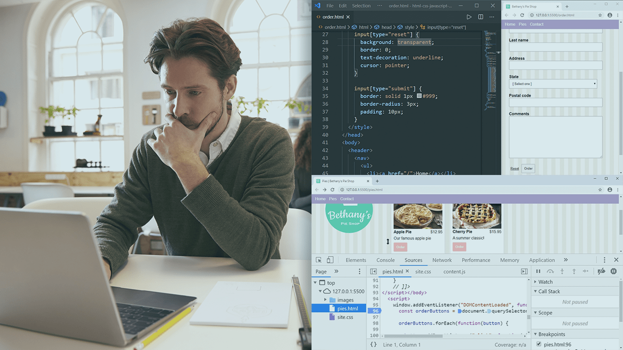 Building Websites with HTML, CSS, and JavaScript Getting Started