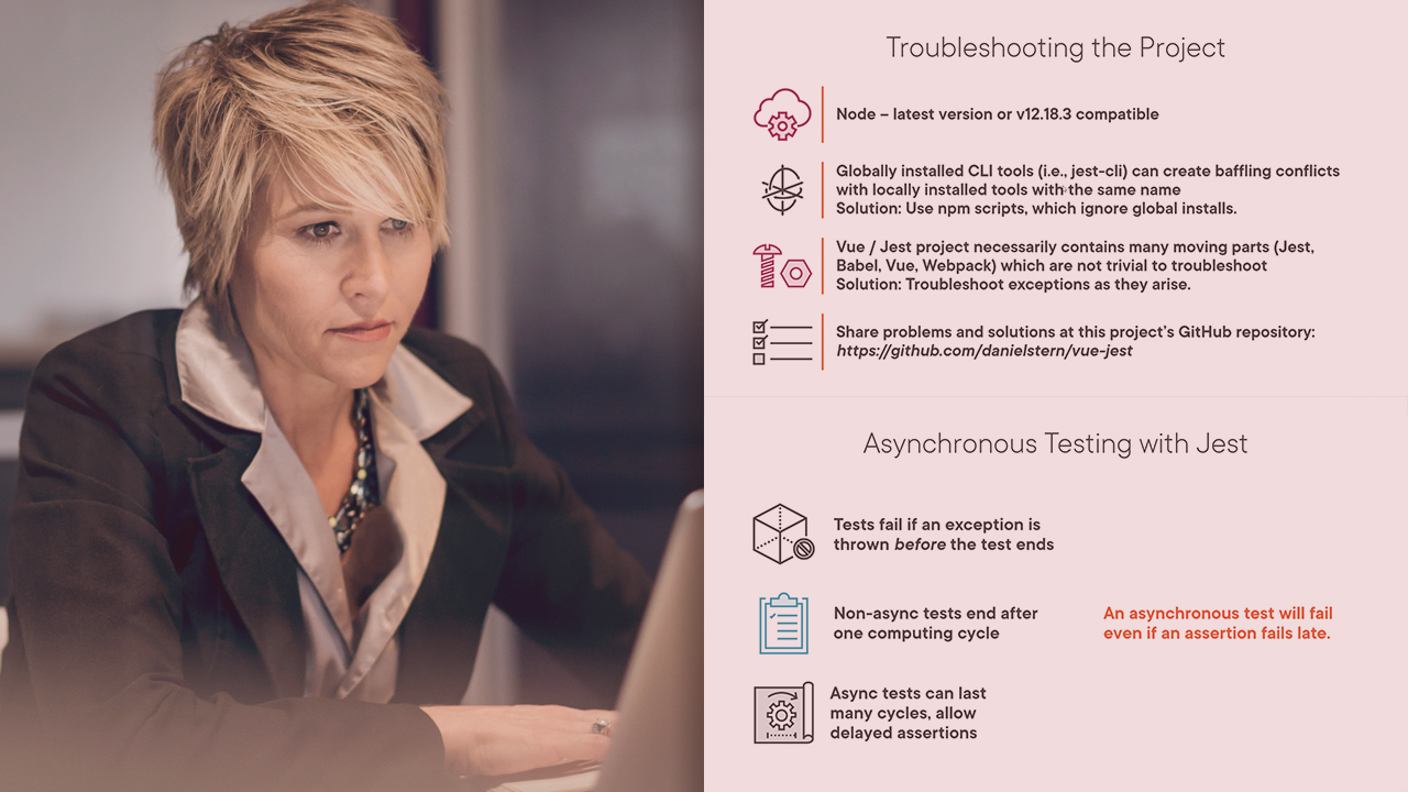 Testing Vue 2 Components with Jest 26 Pluralsight
