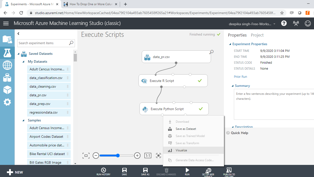 R and Python Scripts in Azure ML Studio Pluralsight R and Python Scripts in Azure ML Studio Pluralsight