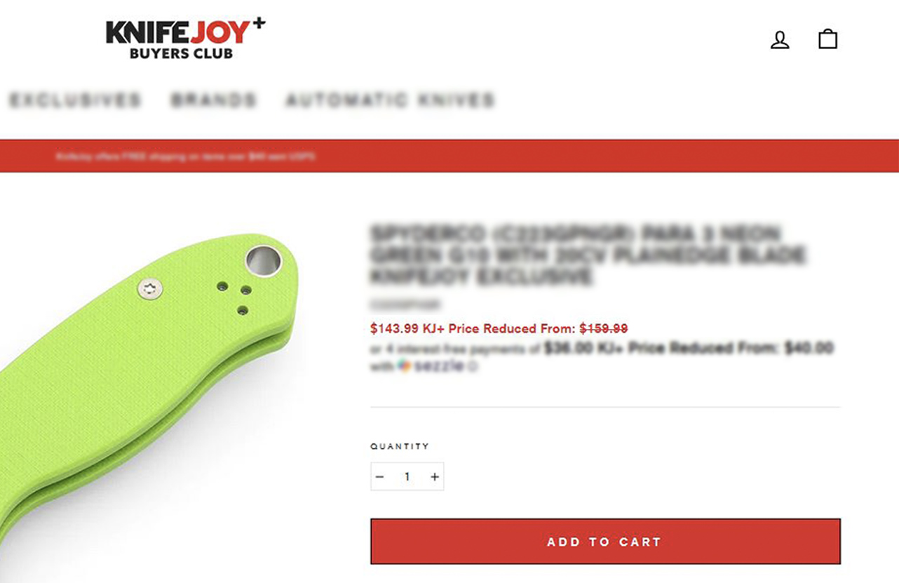 KnifeJoy Plus Buyers Club