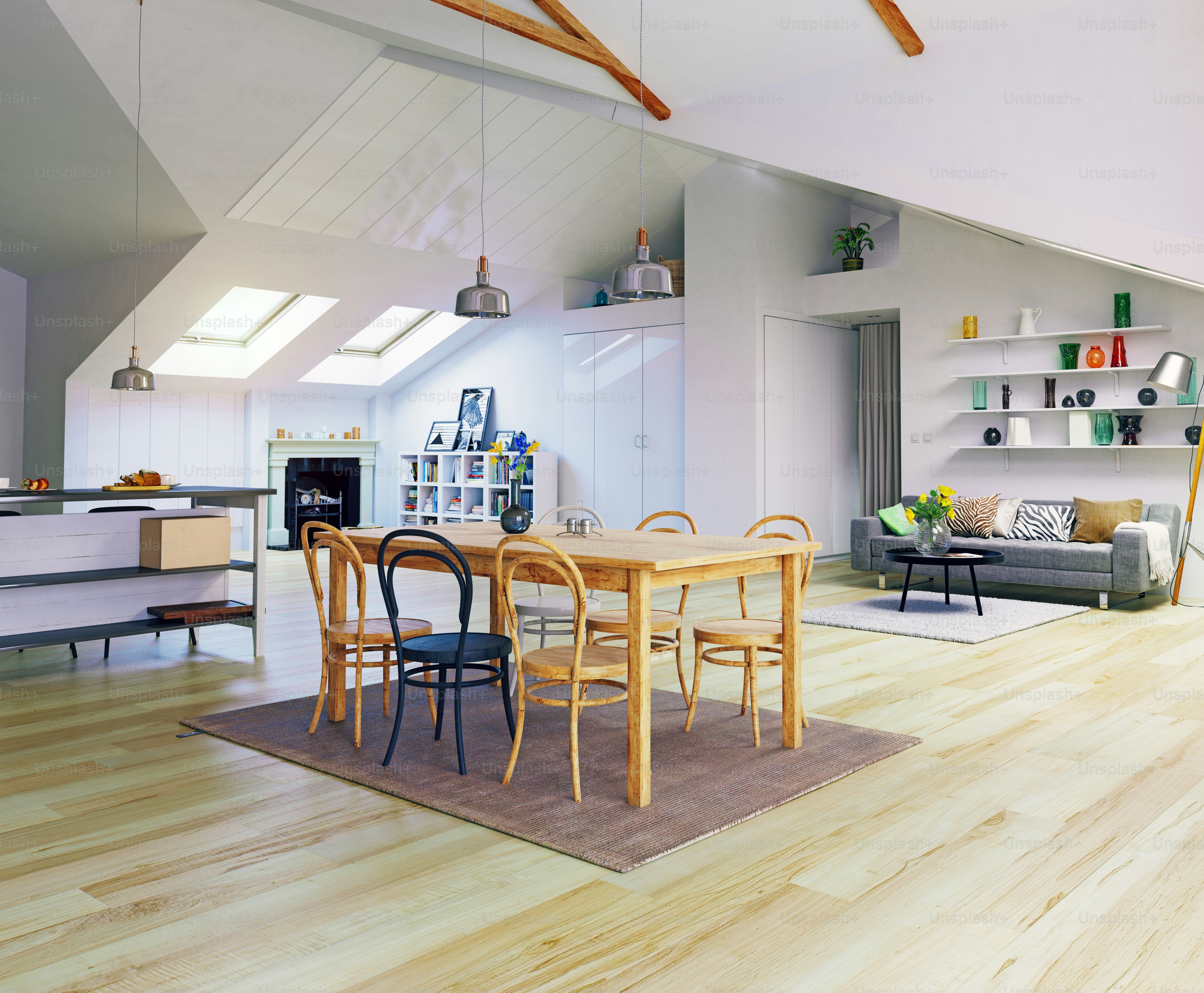 oddly shaped spaces in homes in Den Haag