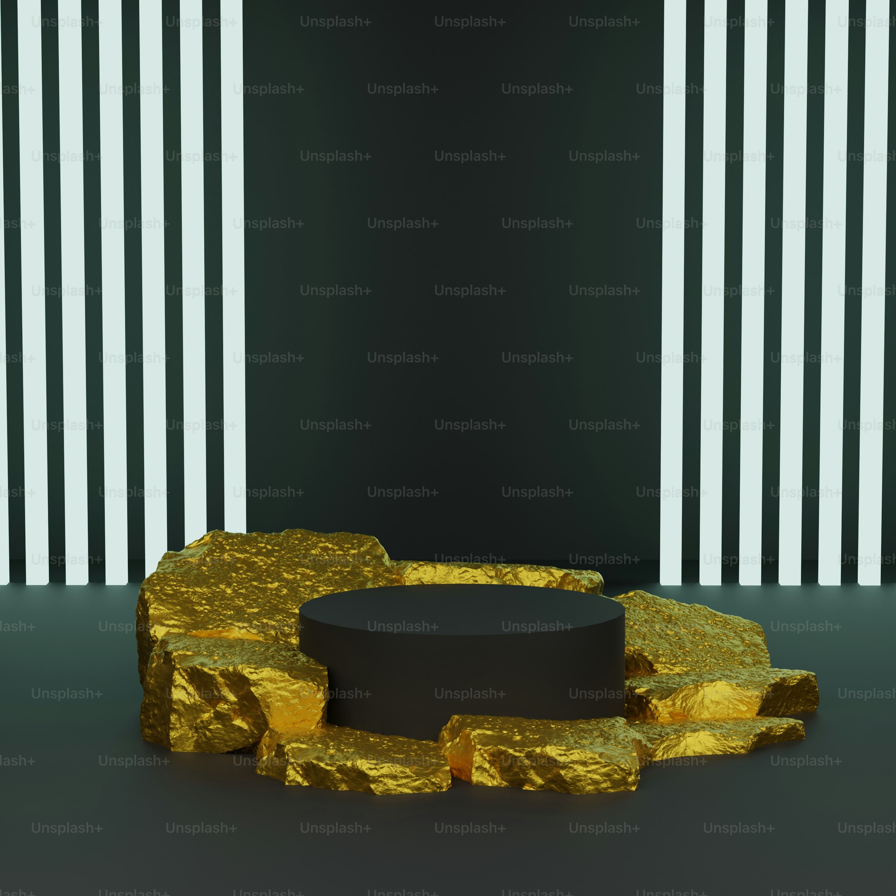 A black table with gold foil on it photo Background Image on Unsplash