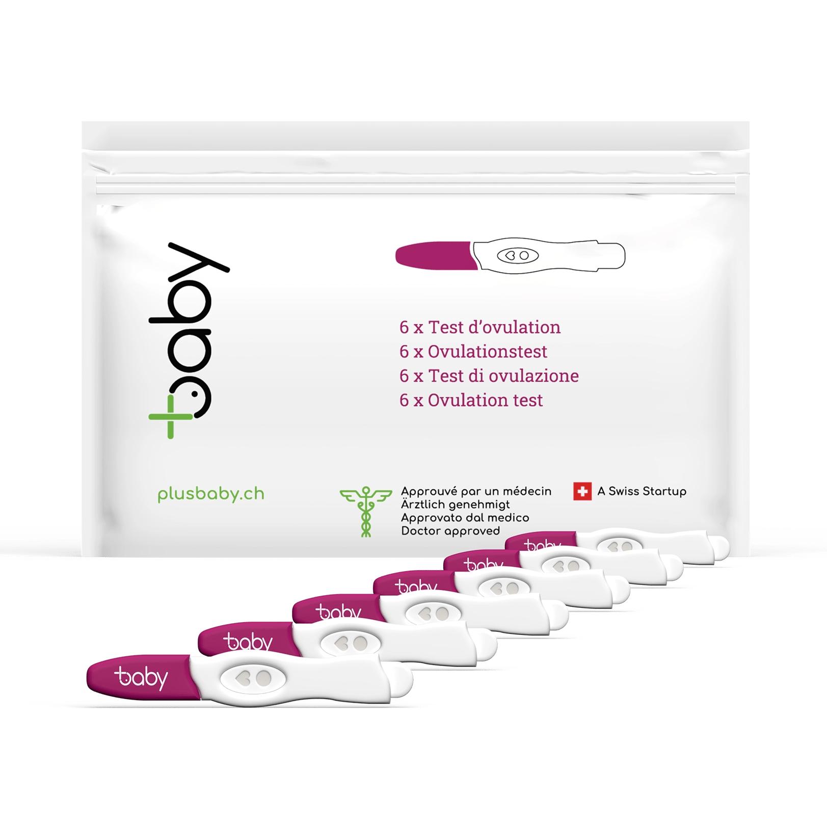 Tests d'ovulation en ligne Plusbaby