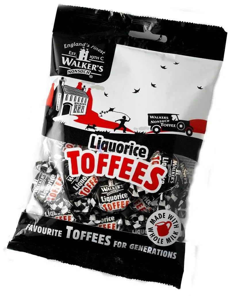 UK Walkers Liquorice Toffees Bag Plus Candy