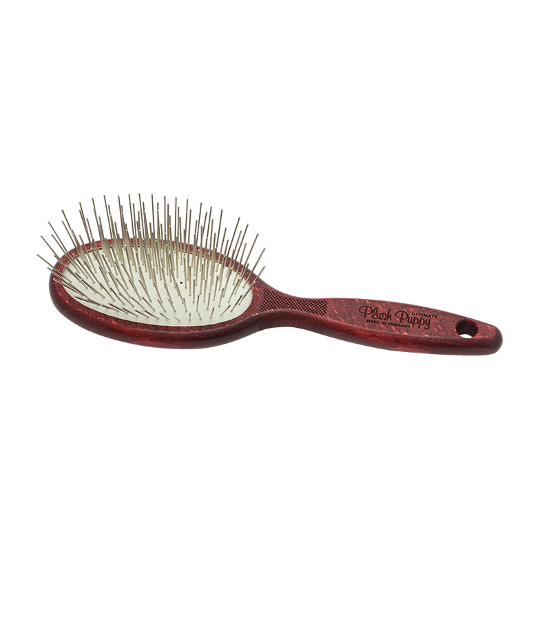 Ultimate Extra Long Pin Brush Plush Puppy Ergonomic Grooming Brush