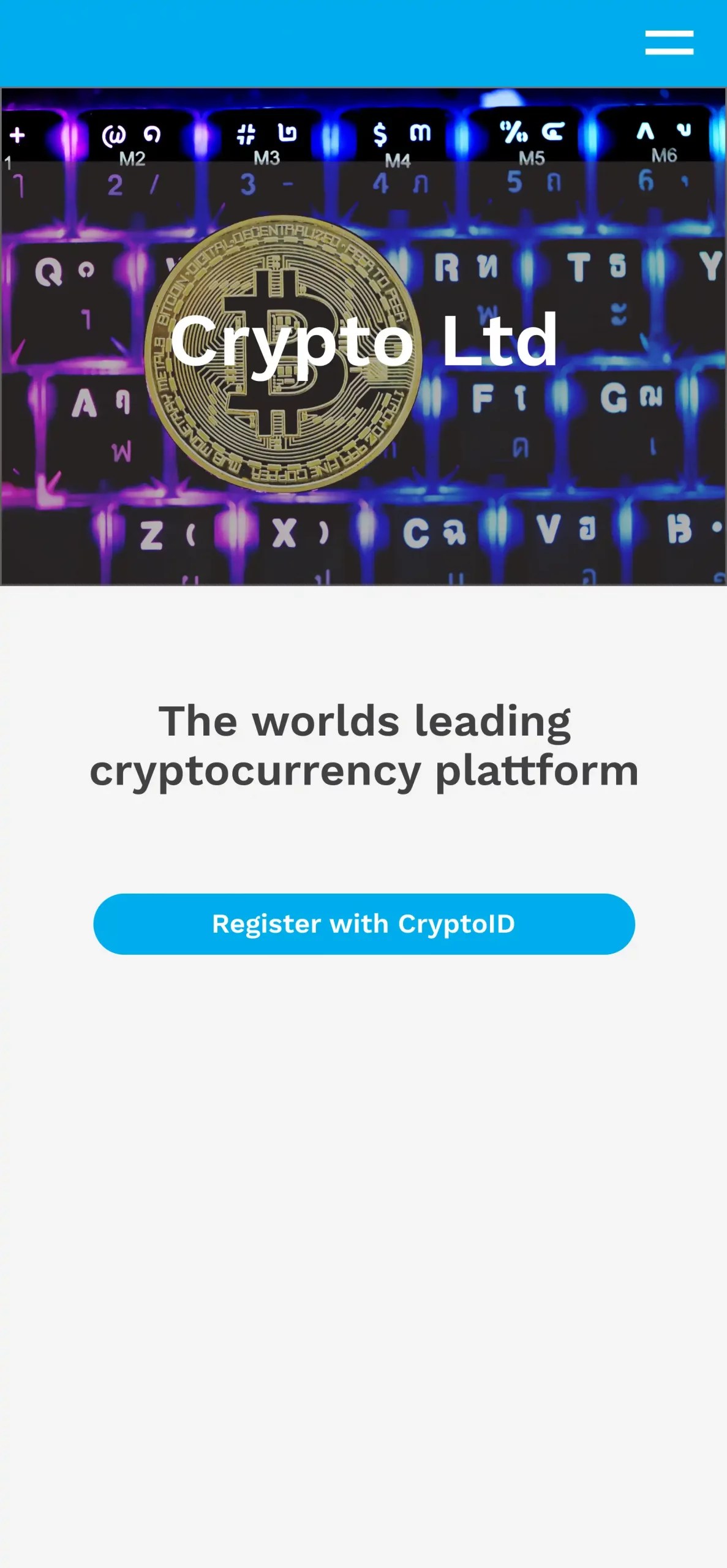 CryptoID PLUSID One app. One ID. Connecting services and users.
