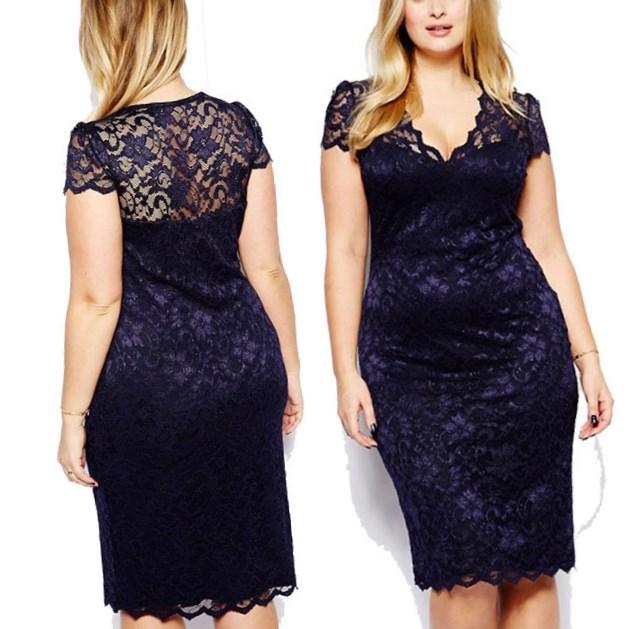 Semi formal dresses for plus size women PlusLook.eu Collection