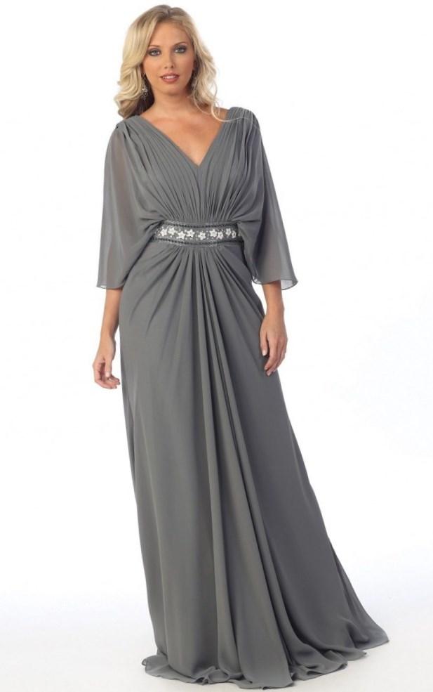 Plus size kimono maxi dress PlusLook.eu Collection