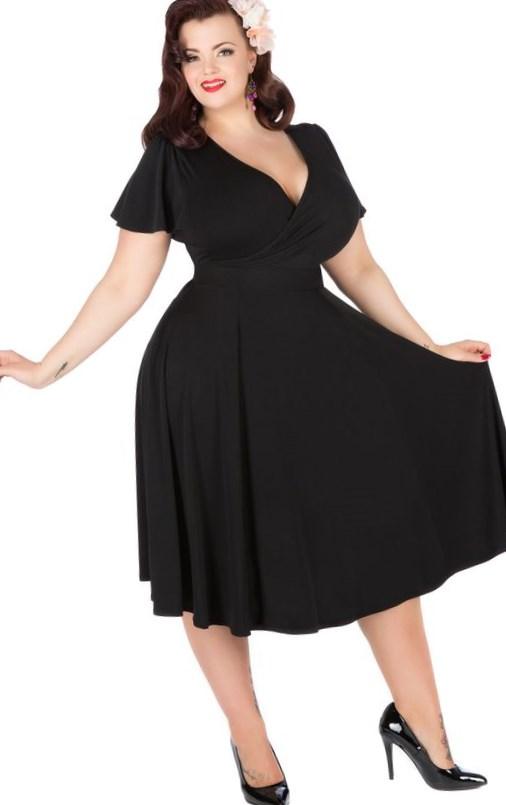 Vintage dress plus size PlusLook.eu Collection