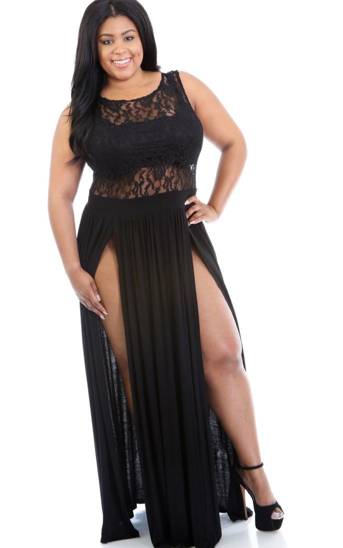 Plus size party maxi dresses PlusLook.eu Collection