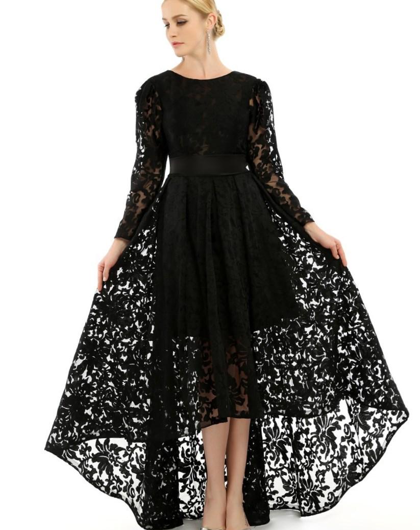 udin [43+] Black Cocktail Dress For Wedding Plus Size