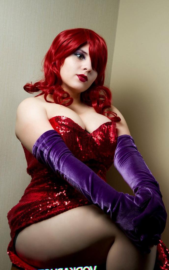 Jessica rabbit dress plus size PlusLook.eu Collection