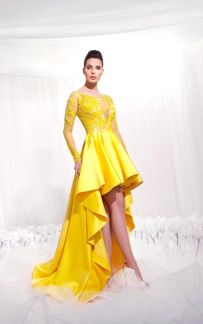 Yellow plus size prom dresses PlusLook.eu Collection