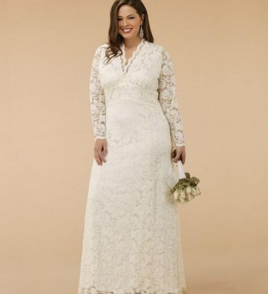 Winter plus size wedding dresses PlusLook.eu Collection