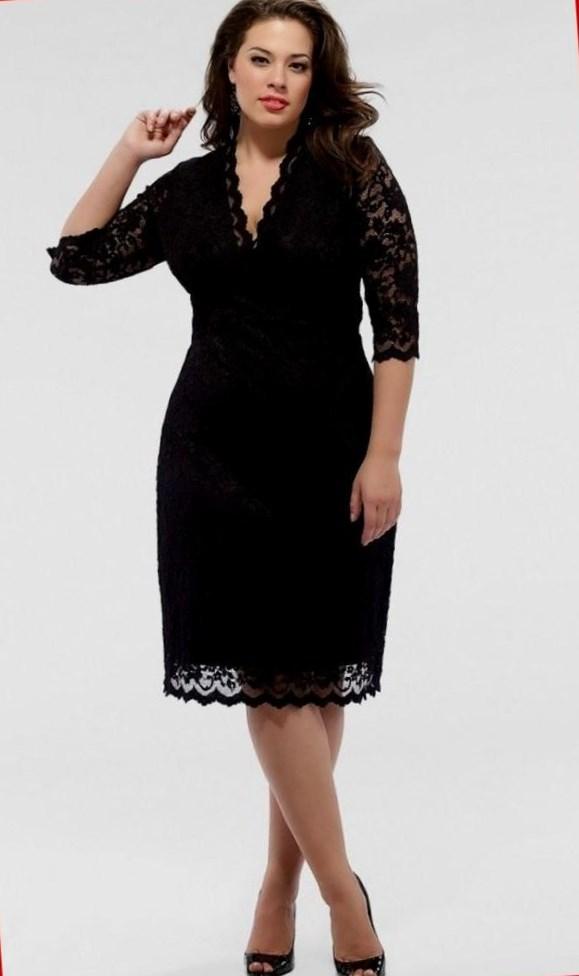 Black party dresses plus size PlusLook.eu Collection