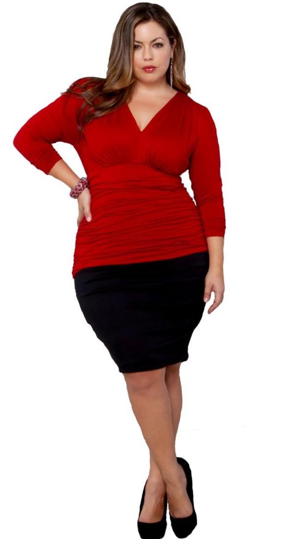 Dresses for plus size hourglass figure PlusLook.eu Collection
