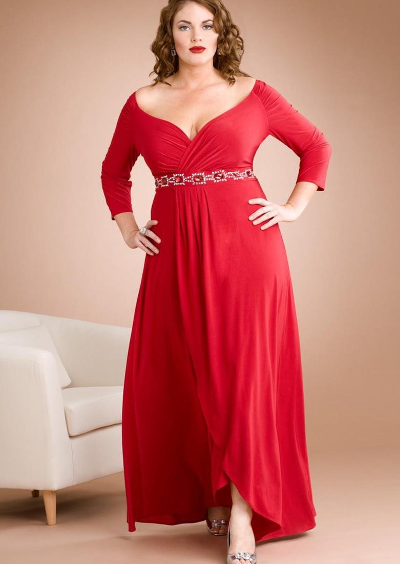 Satin plus size dresses PlusLook.eu Collection