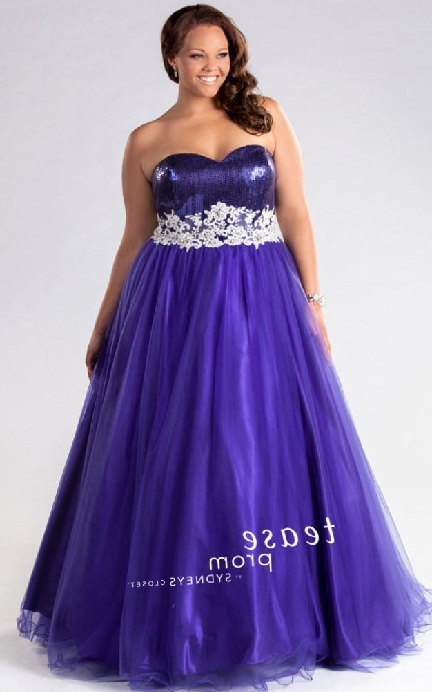 Purple plus size prom dresses PlusLook.eu Collection