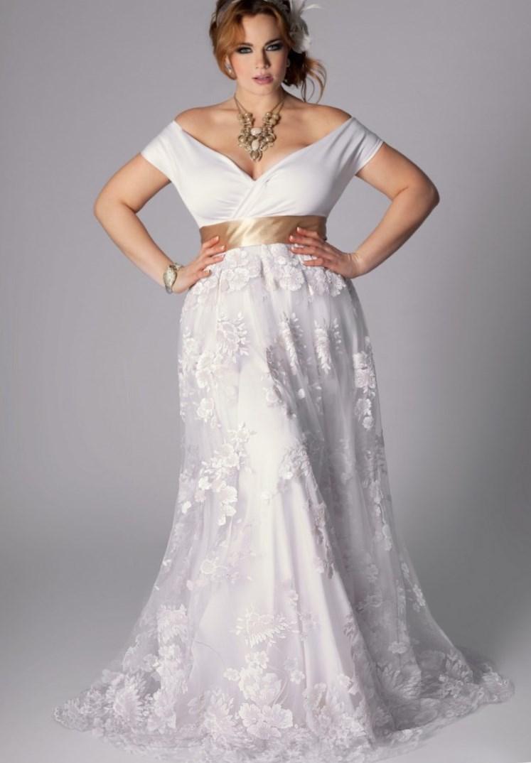 Sexy plus size wedding dress PlusLook.eu Collection