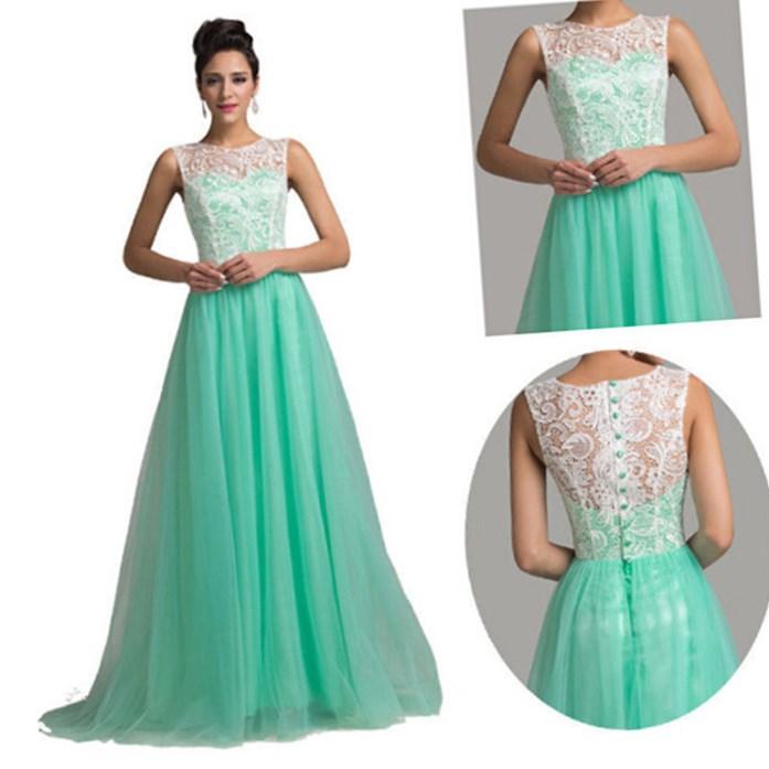Green plus size prom dresses PlusLook.eu Collection