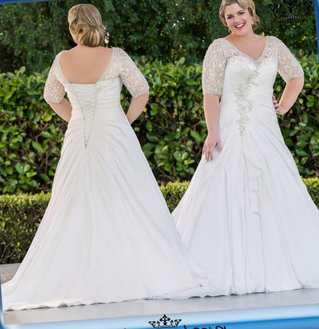 Winter plus size wedding dresses PlusLook.eu Collection