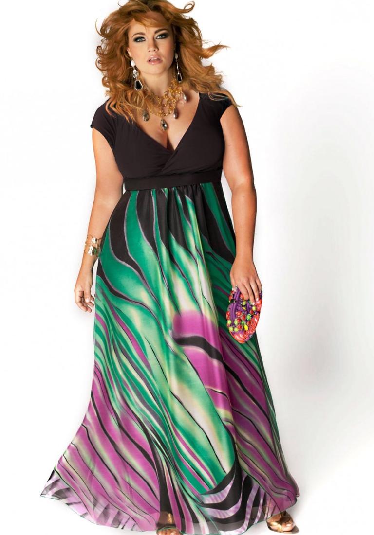 Plus size sexy maxi dresses PlusLook.eu Collection