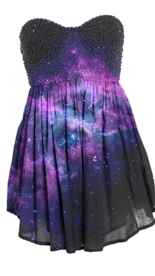 Plus size galaxy dress PlusLook.eu Collection
