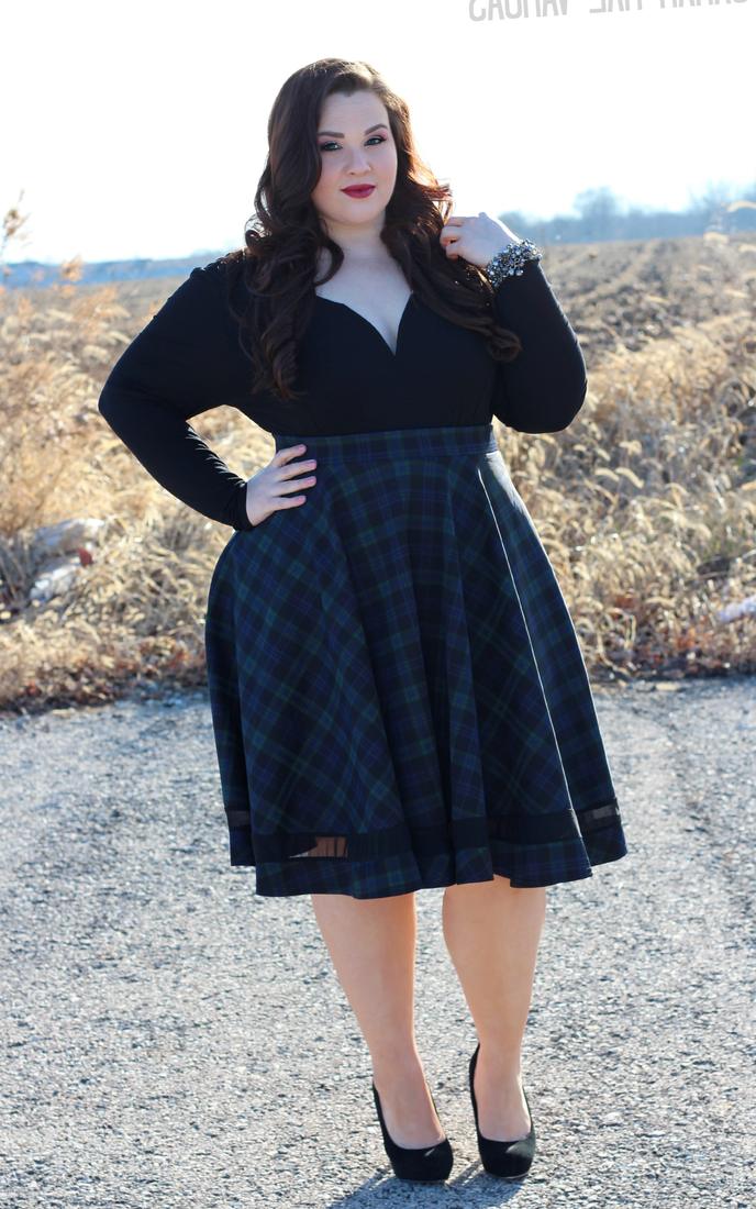 Winter dresses plus size PlusLook.eu Collection