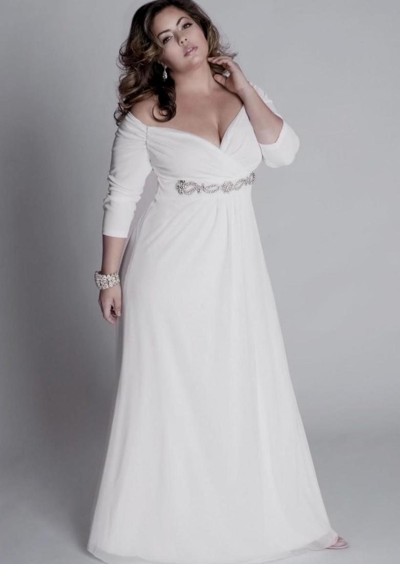 Casual Wedding Dresses With Sleeves Plus Size bestweddingdresses