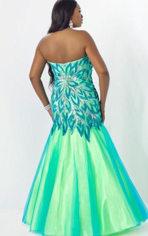 Green plus size prom dresses PlusLook.eu Collection