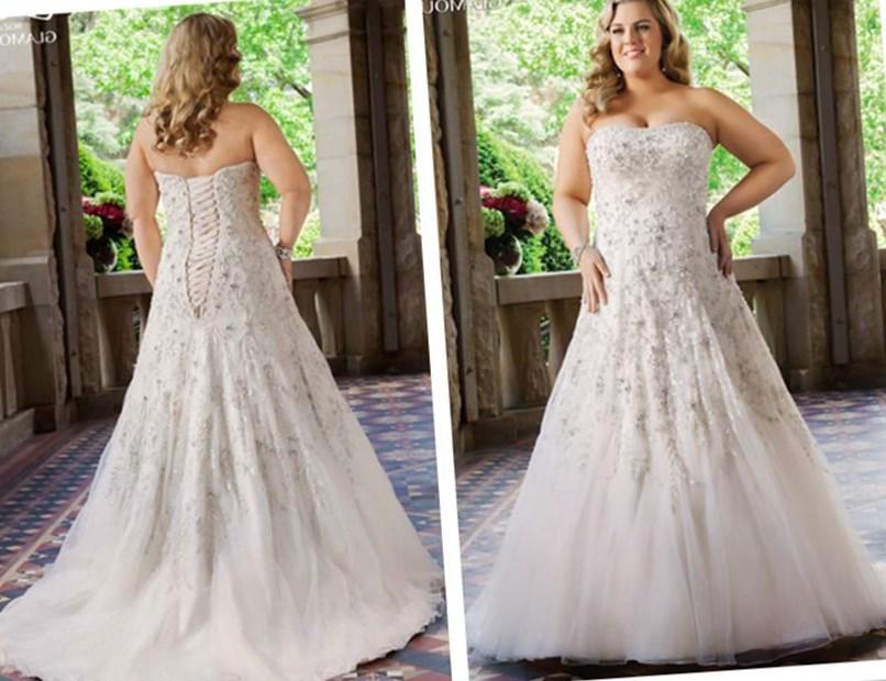 Plus size corset wedding dress PlusLook.eu Collection