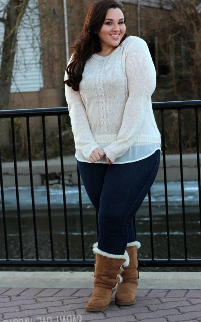 Winter dresses plus size PlusLook.eu Collection