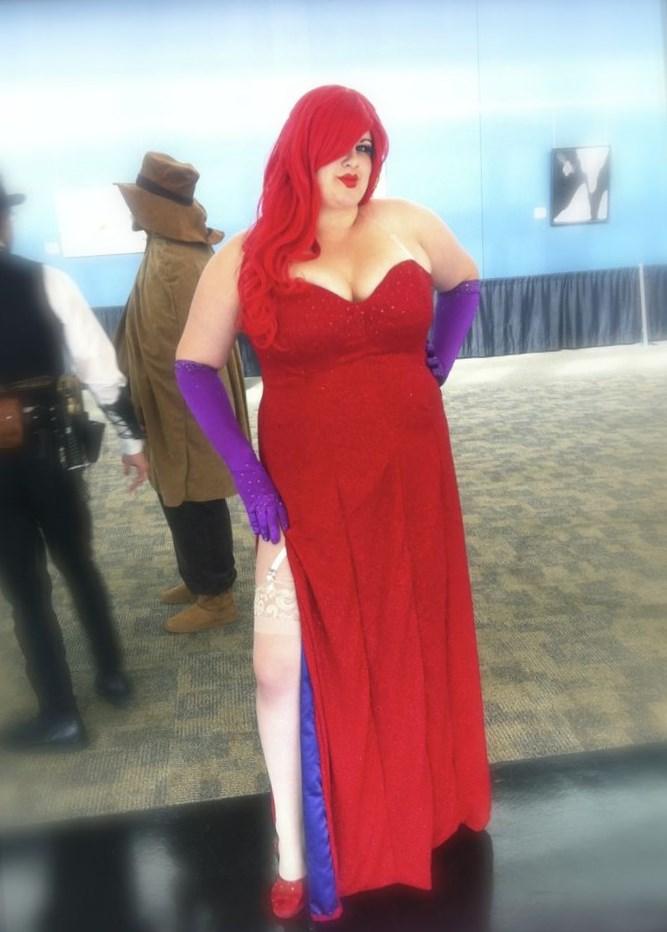 Jessica rabbit dress plus size PlusLook.eu Collection