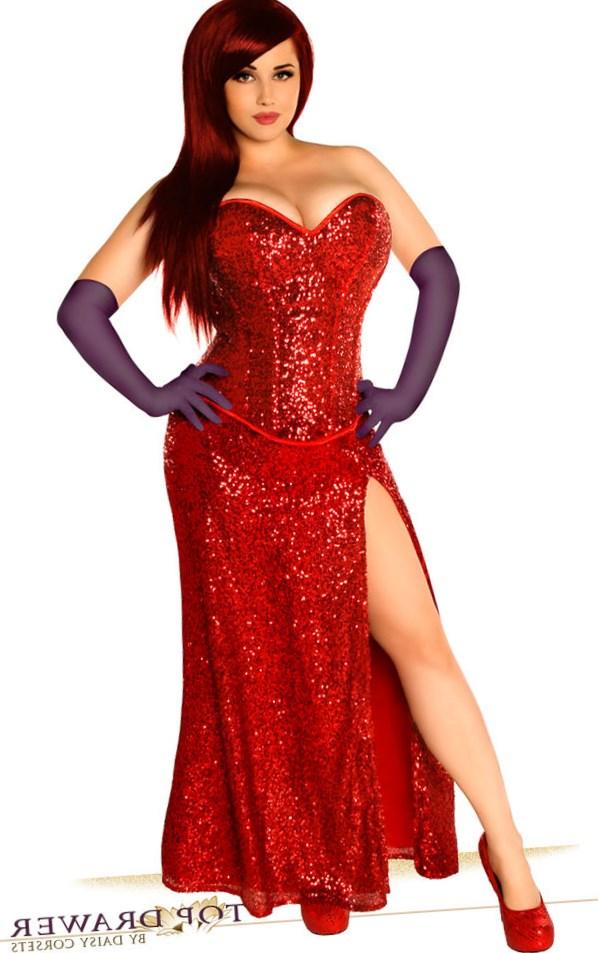 Jessica rabbit dress plus size PlusLook.eu Collection