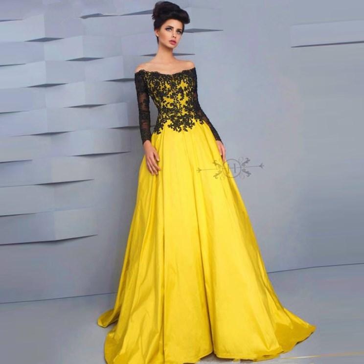 Yellow plus size prom dresses PlusLook.eu Collection