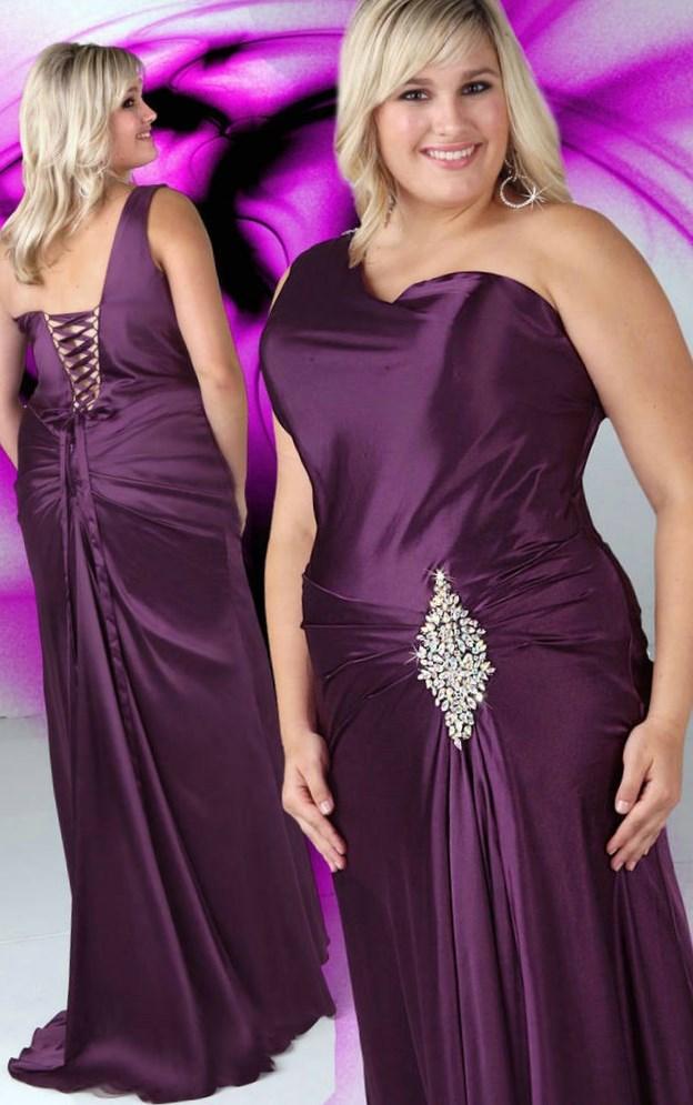 Plus size purple formal dresses PlusLook.eu Collection