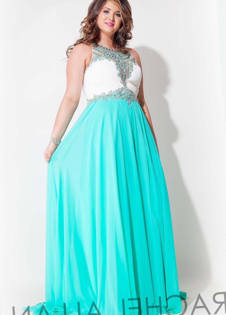 Green plus size prom dresses PlusLook.eu Collection