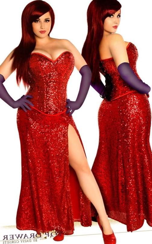 Jessica rabbit dress plus size PlusLook.eu Collection