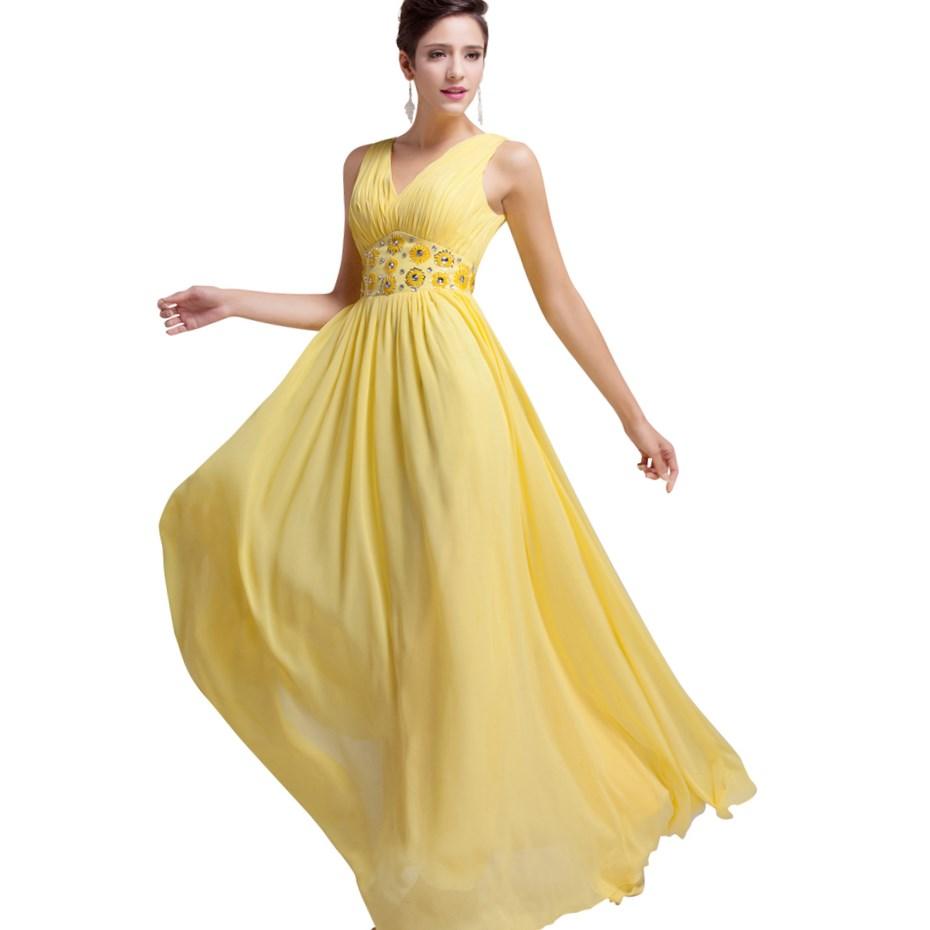 Yellow plus size prom dresses PlusLook.eu Collection