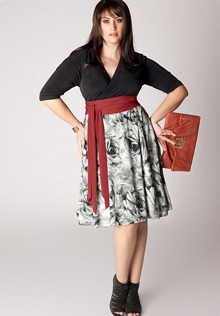 Plus size dress pattern PlusLook.eu Collection