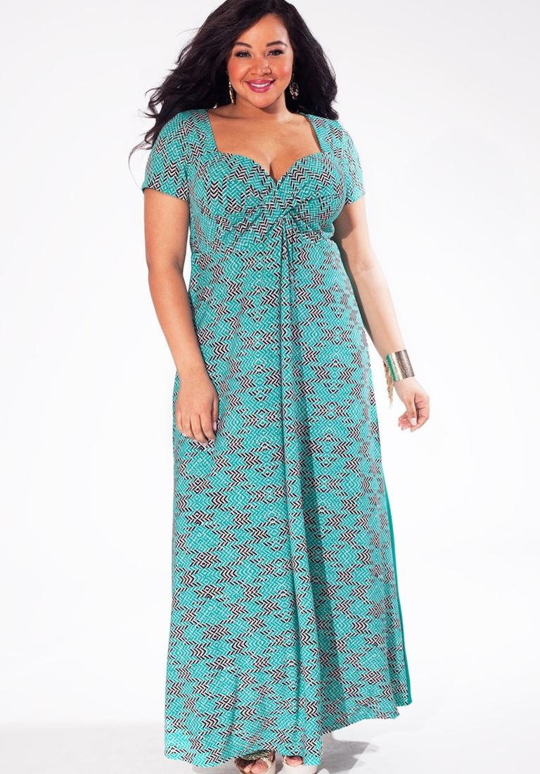 Plus size halter maxi dress PlusLook.eu Collection
