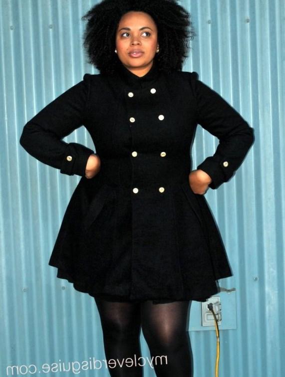 Plus size coat dress PlusLook.eu Collection