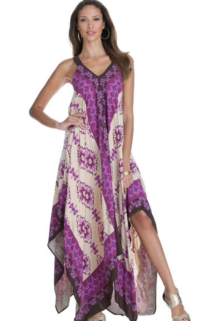 Plus size scarf dress PlusLook.eu Collection