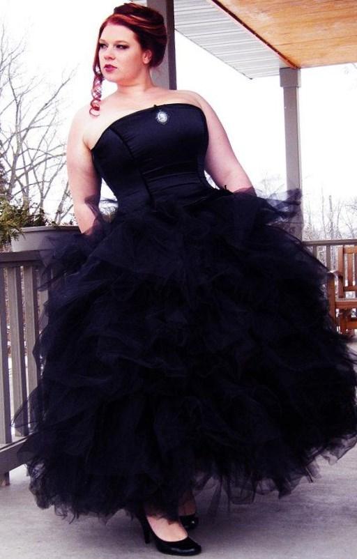 Plus size gothic prom dresses PlusLook.eu Collection