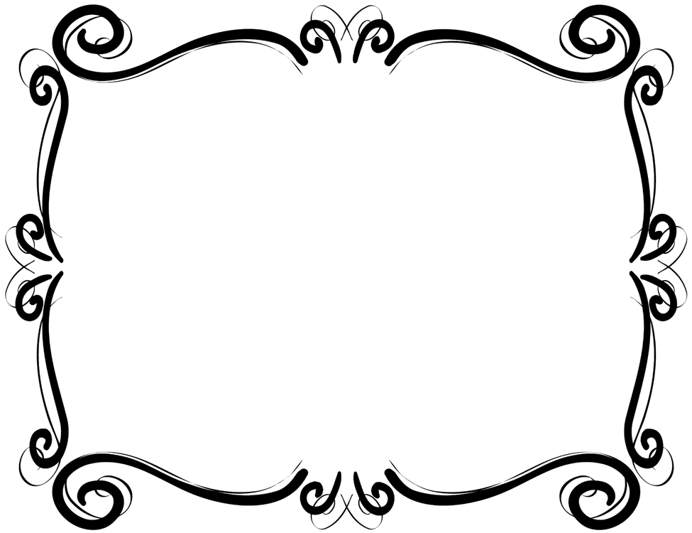 PNG Scroll Border Transparent Scroll Border.PNG Images. PlusPNG
