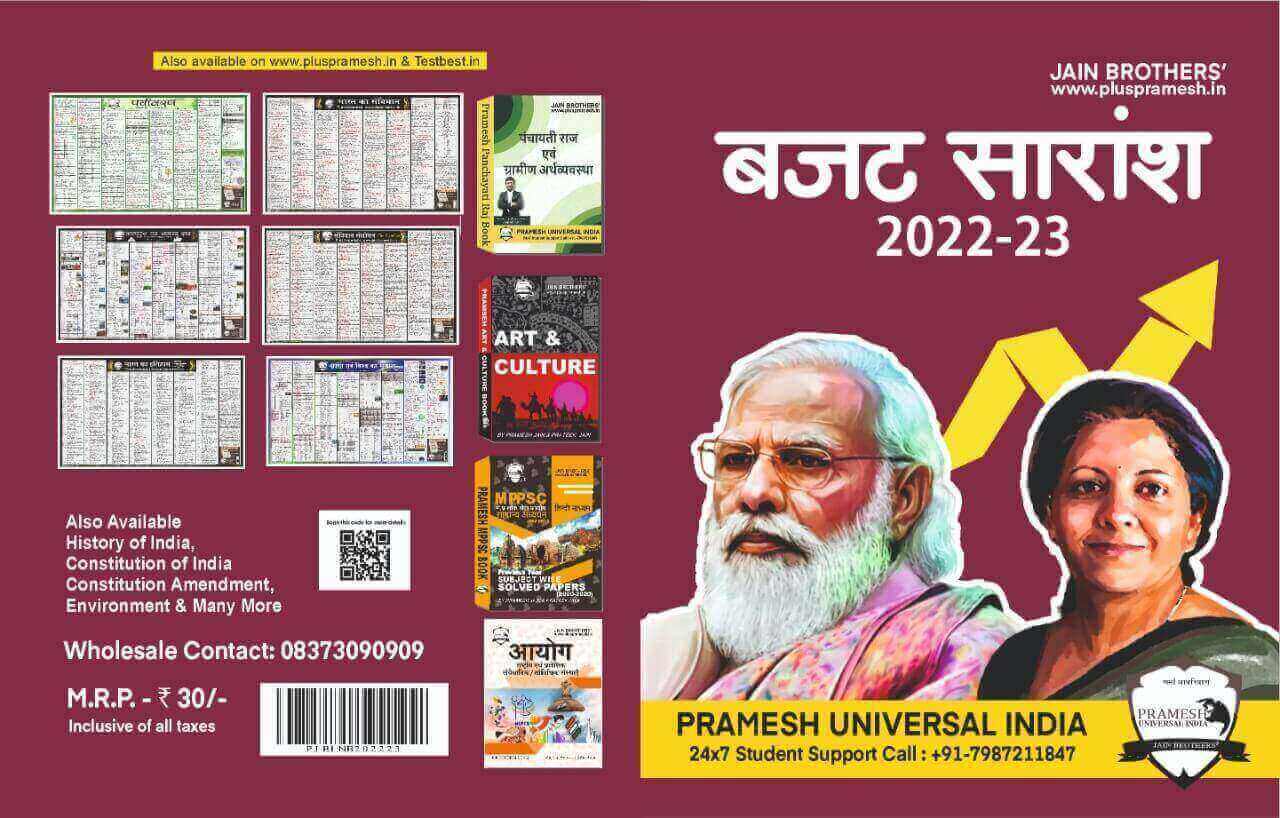 Budget Highlights 202223 Hindi For All Government Exams Best
