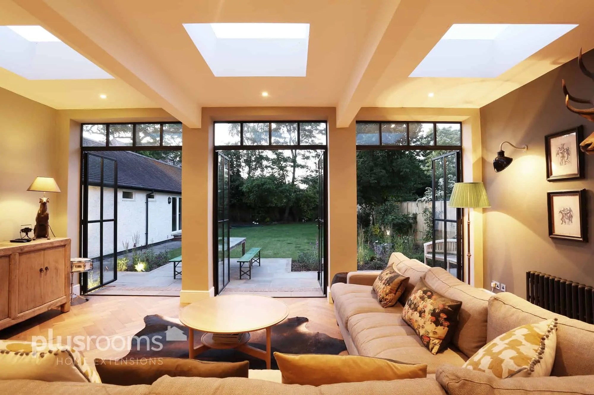 Kitchen family room extension ideas Plus Rooms