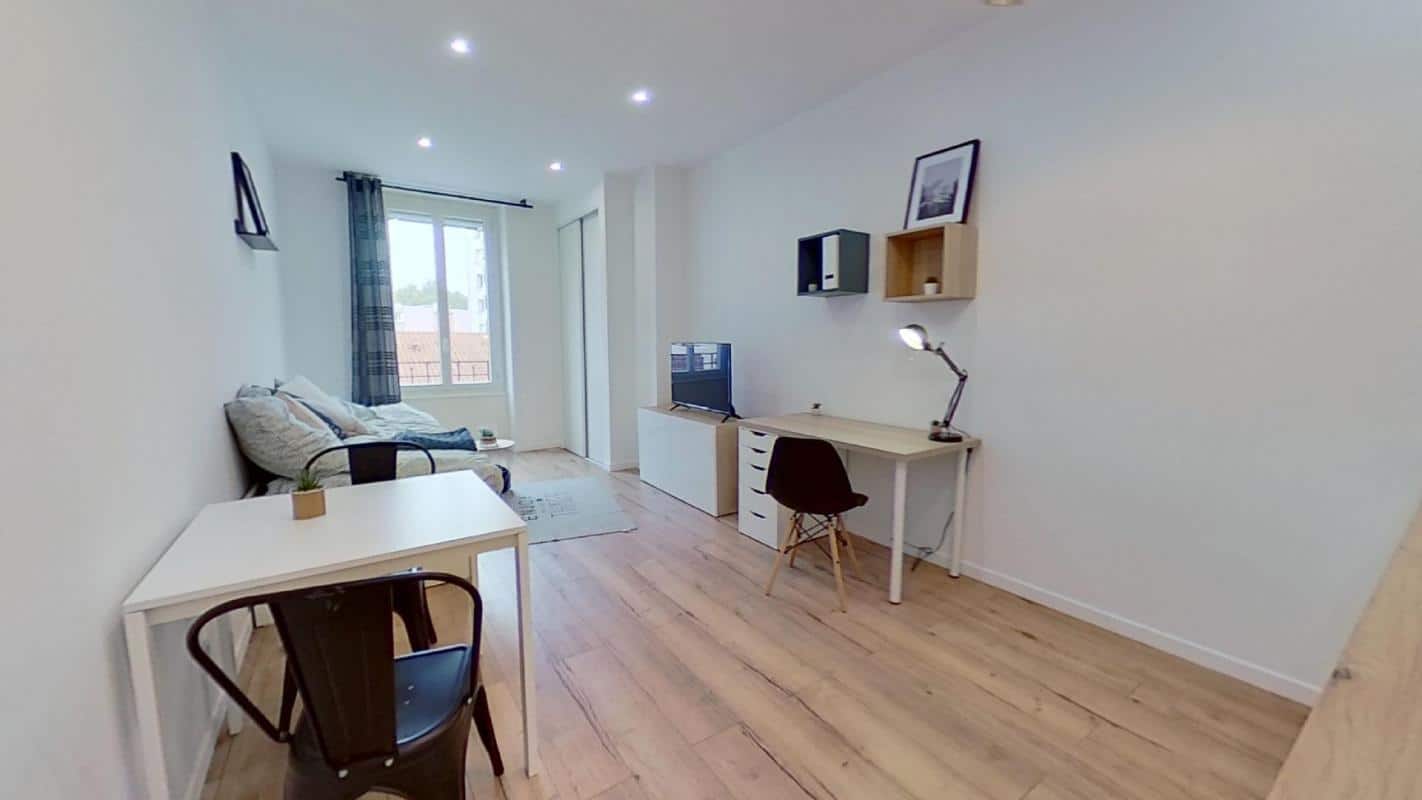 Location 5 Avenue Roger Salengro Villeurbanne 69100 T1 Meublé