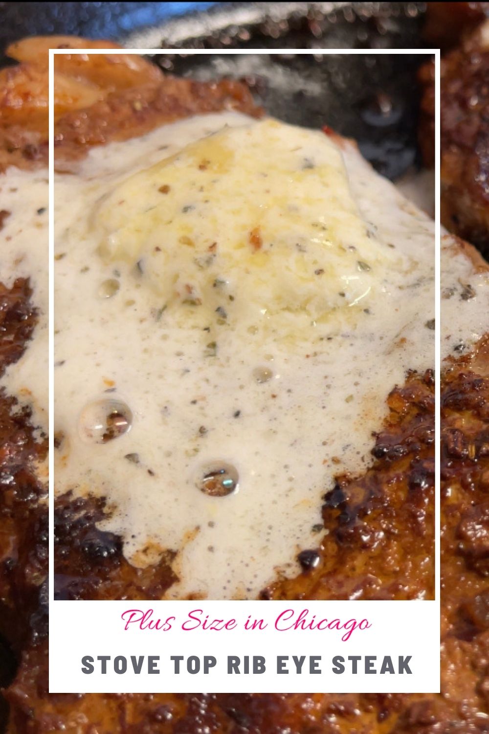 Recipe Stove Top Rib Eye Steak Plus Size in Chicago